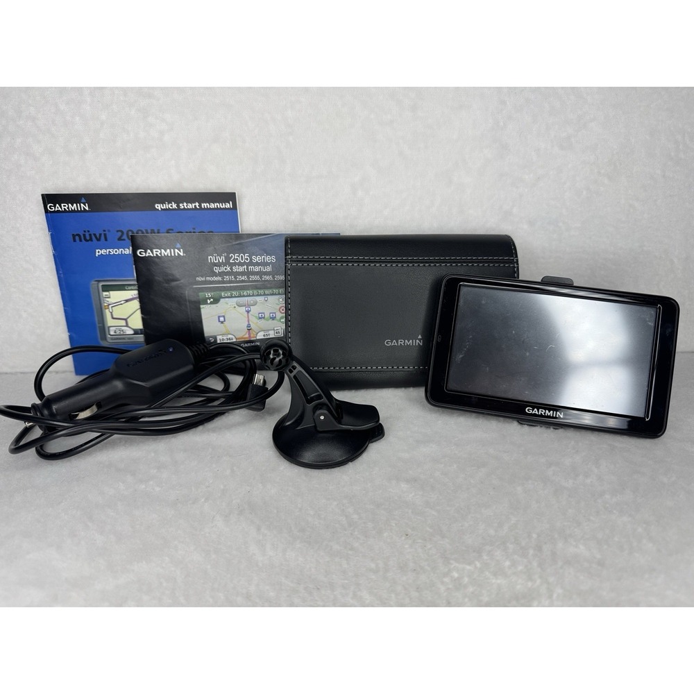 Garmin Nuvi 2595LMT 5" GPS Navigator  W/ Accessories –‎ Tested & Working